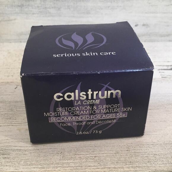 Serious Skin Care Calstrum Restoration Support Moisture Cream Mature 55+ NEW - Picture 2 of 4